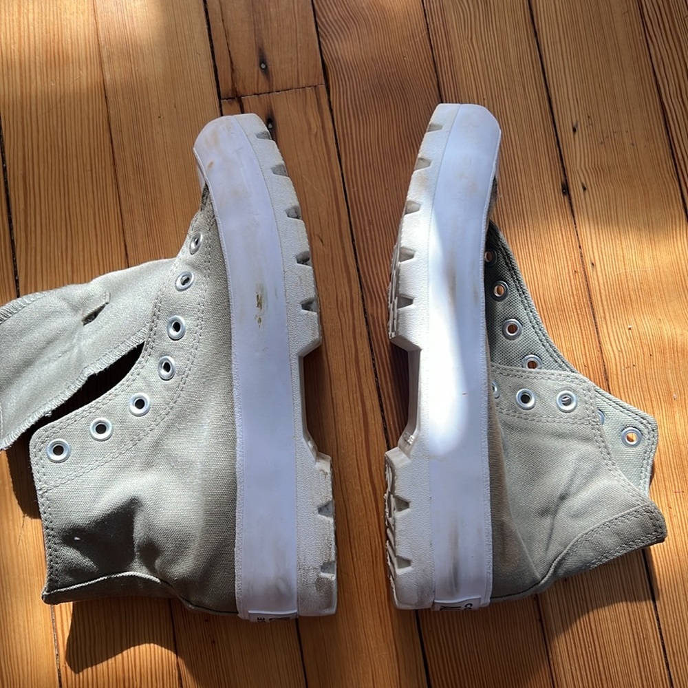 green platform converse - Picture 4 of 4